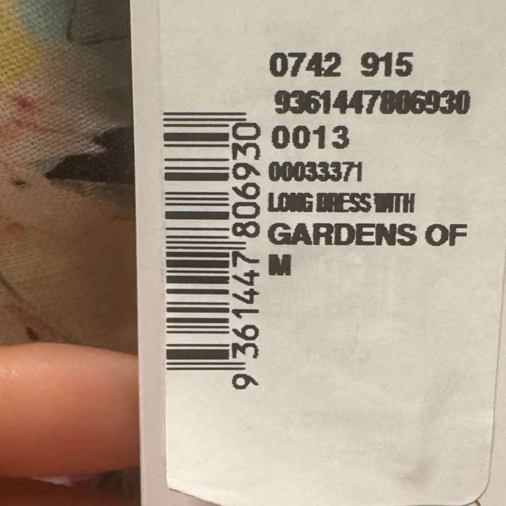NWT Camilla Gardens of Queluz Linen Tie Front Maxi Dress size medium - Picture 14 of 14